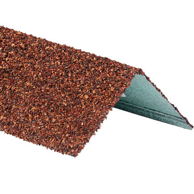 Уголок внешний металлический HAUBERK Терракотовый Технониколь