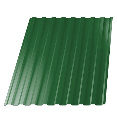 Профнастил НС-20 (МП 20) RAL6002 Зеленый Лист 1150(1100)мм 0,45мм