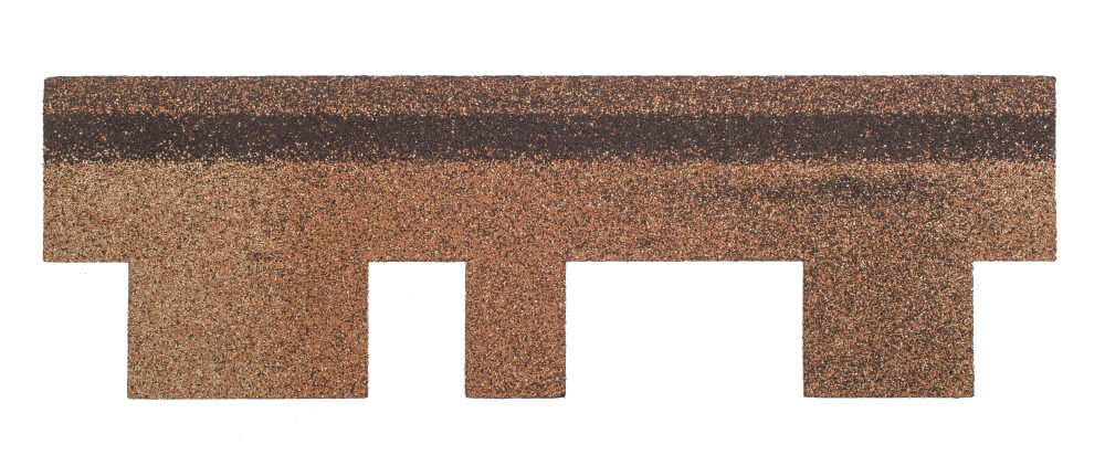 Гибкая черепица Shinglas Классик Румба Арахис фото гонта 1