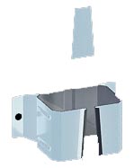 Держатель трубы 76*102(на дерево)RAL 9010 (Белый) фото Центр Металлокровли