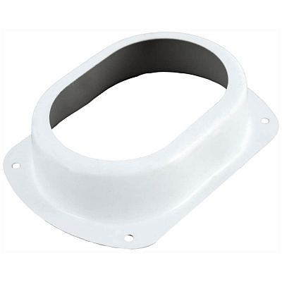 Воронка выпуска желоба врезная 76*102 RAL 9010 Белый фото Центр Металлокровли