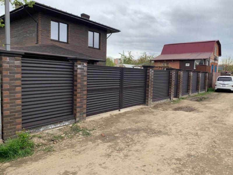 Ламели Реснички 24м RAL8019/8019 Темный Шоколад двусторонний МАТТЕ