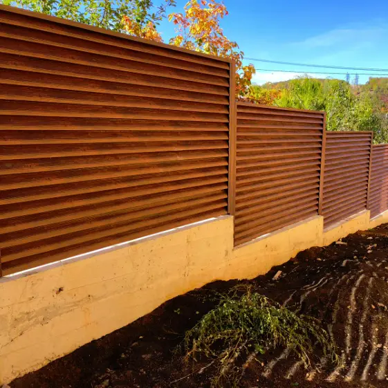 Забор Еврожалюзи Античное Дерево 3D Принтек двусторонний