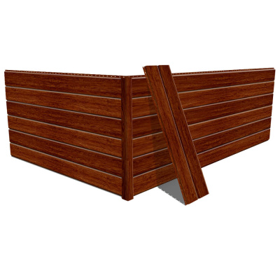 Фото сайдинга металлического (металлосайдинга) Евро-Брус под брус SteelArt под дерево Античный Дуб для фасада дома