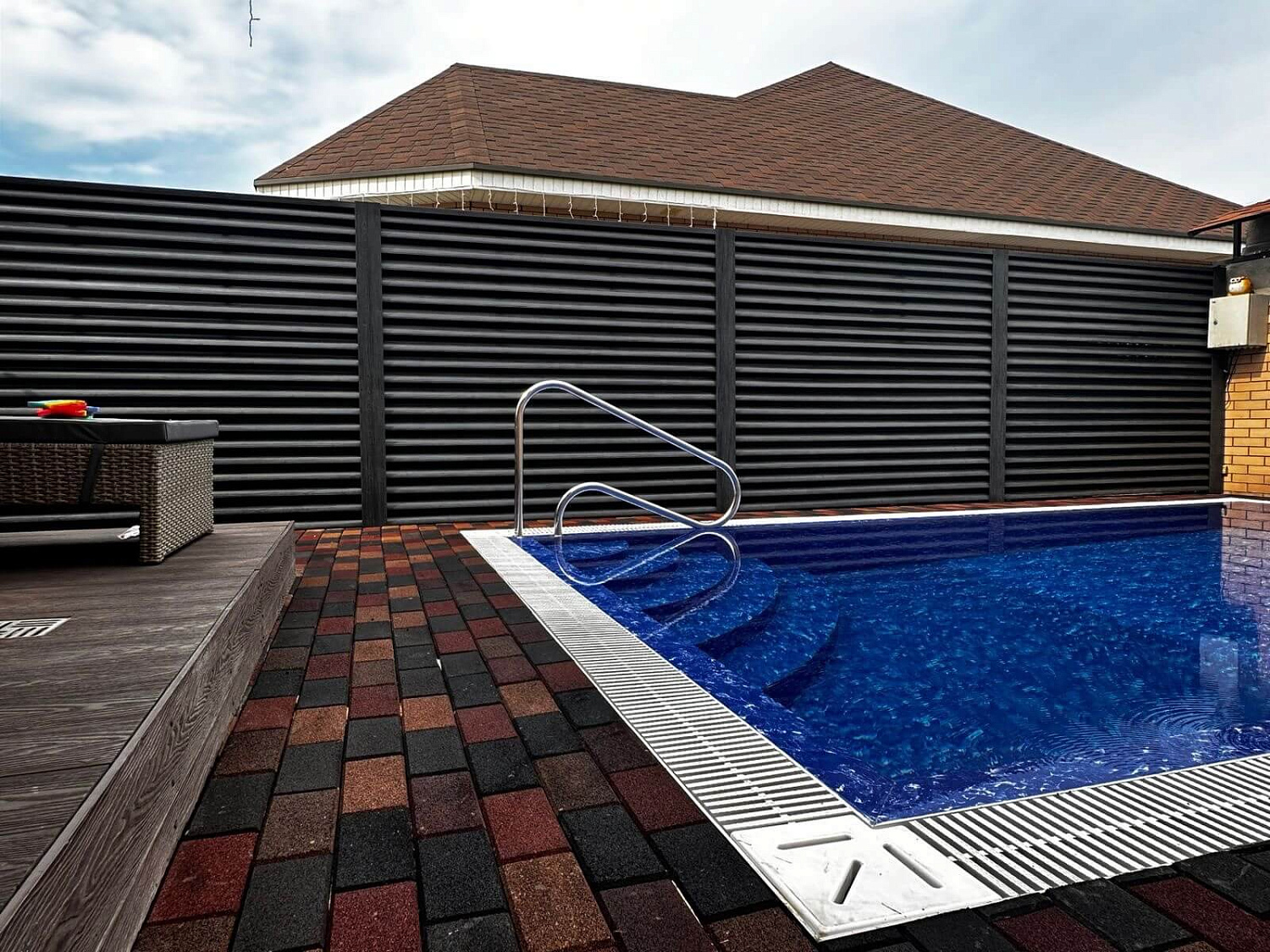 Ламели Еврожалюзи 48м Черное Дерево 3D Принтек