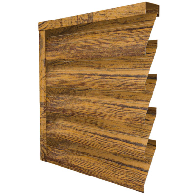 Ламель усиленная ЭКО-Z-US под дерево Орех Миланский 3D Принтек односторонний