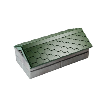 Парапет ZKING EVEREST Зеленый 300х510х110мм с посадкой на 1 кирпич (200,225,250мм) 3